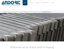 Tablet Screenshot of andorit.de